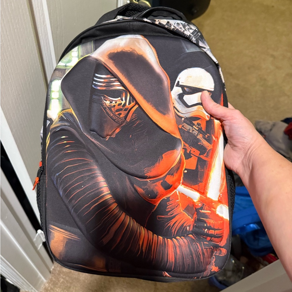 Star Wars Black and Orange Backpack